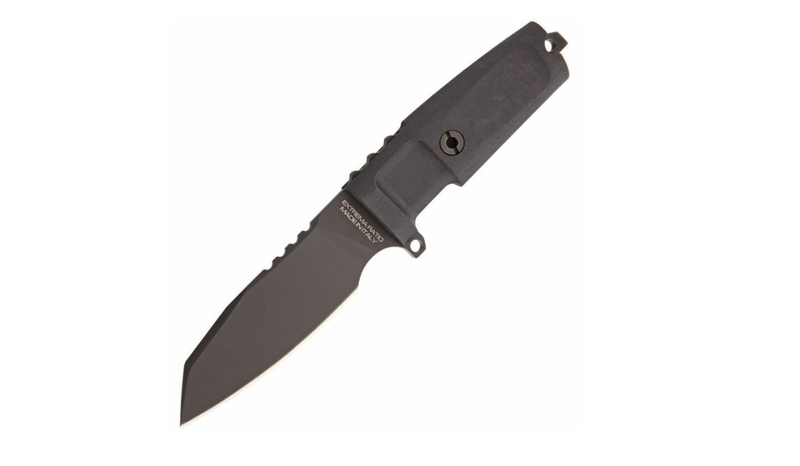 Extrema Ratio 04.1000.0085/BLK TASK C BLACK taktický nôž 11 cm, celočierny, Forprene, polymér puzdro