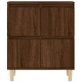 vidaXL Komoda hnedý dub 60x35x70 cm spracované drevo
