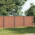 vidaXL Plotový panel hnedý 526x186 cm WPC