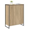 vidaXL Skriňa na topánky Sonoma 79 x 36 x 100 cm Kompozitné drevo