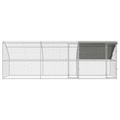 vidaXL Klietka pre sliepky 3 ks Strieborná 600 x 200 x 200 cm