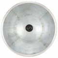 vidaXL Industriálna závesná lampa 25 W strieborná 40 cm okrúhla E27