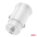 Nabíjačka do auta 2x USB-A 2.1A 12/24V AMiO-03872
