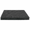 vidaXL Pad z gumových granúl na dvor Čierny 9 x 9 x 0,8 cm Guma