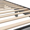 vidaXL Posteľný rám sivý sonoma 90x200 cm kompozitné drevo a kov