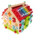 Montessori multifunkčný drevený domček Kruzzel 22564