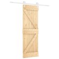 vidaXL Posuvné dvere Prírodná a biela 70 x 210 cm