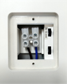 TR-733SC 20W LED BULKHEAD 3CCT 2 rámečky - biely a čierny Trixline