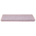 vidaXL Samolepiace nášľapy na schody sisal 30 ks 65x21x4 cm ružová