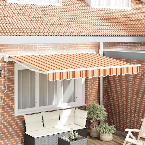 vidaXL Rám markízy Viacfarebný 300 x 200 cm Polyester s PU povrchom