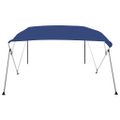 vidaXL Strieška Bimini so 4 oblúkmi, modrá 243x180x137 cm