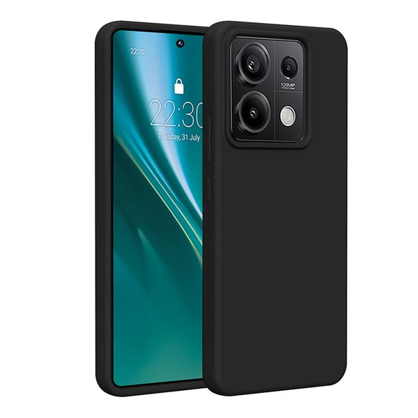 Puzdro Etteri Silicone pre Xiaomi Redmi Note 13 Pro 5G čierne
