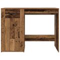 vidaXL Písací stôl, staré drevo 100x49x75 cm, kompozitné drevo