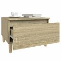 vidaXL Bočné stolíky 2 ks dub sonoma 50x46x35 spracované drevo