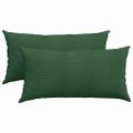 vidaXL Vankúše na pohovku 2 pcs Tmavozelená 80 x 40 cm