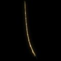 vidaXL LED Vianočný stromček so zemnými kolíkmi Teplá biela 511 cm Kov