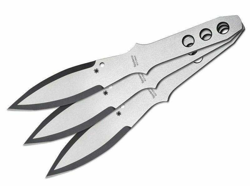 Spyderco TK01LG SpyderThrowers vrhacie nože 16,8 cm, oceľ, kožené puzdro, 3ks