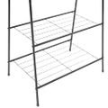 vidaXL Vešiak na oblečenie 59x35x150 cm čierny