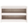 vidaXL Vonkajšia kuchynská skrinka MEPPEL biela 106x55x64 cm borovicový masív