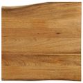 vidaXL Stolová doska 60x60x2,5 cm živý okraj masívny mangovník