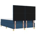 vidaXL Posteľ s pružinovým rámom Modrá 200 x 140 cm látka