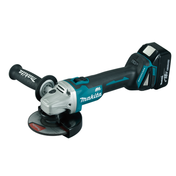 Makita Akumulátorová uhlová brúska 125 mm Li-ion LXT 18V/5,0Ah, Makpac