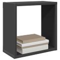 vidaXL Nástenné police 6 ks sivé 30x15x30 cm