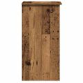 vidaXL Stôl s policami Old Wood 84x40x78 cm Engineered Wood