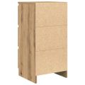 vidaXL Komoda dub artisan 37,5x35x76 cm spracované drevo