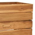 vidaXL Vyvýšený záhon 150x40x38 cm, recyklované tíkové drevo a oceľ
