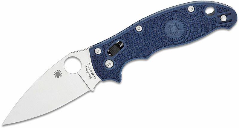 Spyderco C101PDBL2 Manix 2 Lightweight vreckový nôž 8,6 cm, Satin, tmavomodrá, FRN