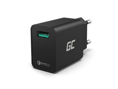 Green Cell CHAR06 sieťová USB nabíjačka QC 3.0 18W 2,4A