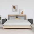vidaXL Nočné stolíky 2 ks sivé 40x34x45 cm borovicový masív