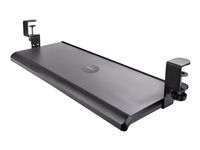Black - Ergonomic Keyboard Tray (KEYBOARD-TRAY-CLAMP1) - Zásuvka pre klávesnicu - montáž pod stôl - čierna