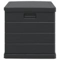 vidaXL Úložná krabica do záhrady Plast 77,5 x 54,5 x 53 cm Antracit