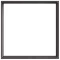 vidaXL Obrubník trávnika 60 x 60 x 13 cm Oceľ Čierna