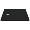 vidaXL Sprchová základná vanička s bodkami 100 x 80 x 4 cm ABS Čierna