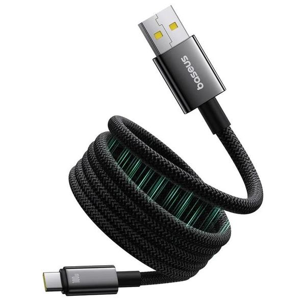 Baseus Magnetický nabíjací kábel Tungsten USB/USB-C 1m 100W čierny