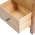 vidaXL Vysoká komoda so zásuvkami 45x32x115 cm, dubový masív