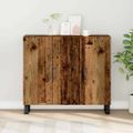 vidaXL Servírovacia skriňa Staré drevo 90 x 34 x 80 cm