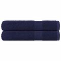 vidaXL Saunové osušky FROGN 2 ks námornícka modrá 80x200 cm 360 g/m²