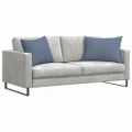 vidaXL Vankúše na pohovku 2 pcs Modrá 70 x 50 cm Kordúrová tkanina