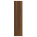 vidaXL Botník hnedý dub 63x24x103 cm spracované drevo