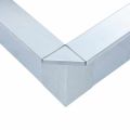 vidaXL Plot proti slimákom pozinkovaná oceľ 170x170x25 cm