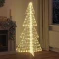 vidaXL Vianočný stromček 240 LED Teplá biela 180 cm Akryl
