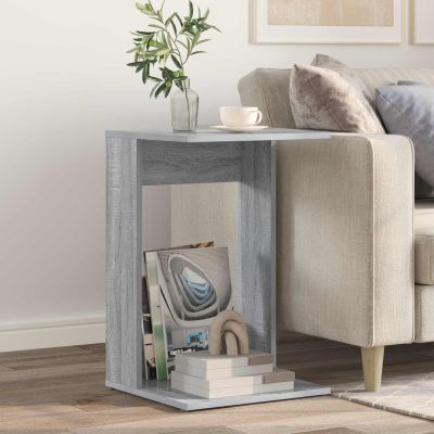 vidaXL Bočný stôl Sivý Sonoma 40 x 38 x 62,5 cm Kompozitné drevo