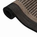 vidaXL Vonkajší koberec s plochým tkaním 100x200 cm tmavohnedý