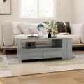 vidaXL Konferenčný stolík sivý dub sonoma 102x55x42cm kompozitné drevo