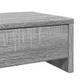 vidaXL Stojan na monitor zásuvky sivý dub sonoma 100x27x15cm borovica