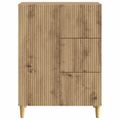 vidaXL Servírovacia skriňa Dub artisan 66 x 34,5 x 90 cm